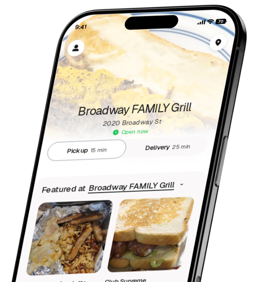 Broadway FAMILY Grill app preview