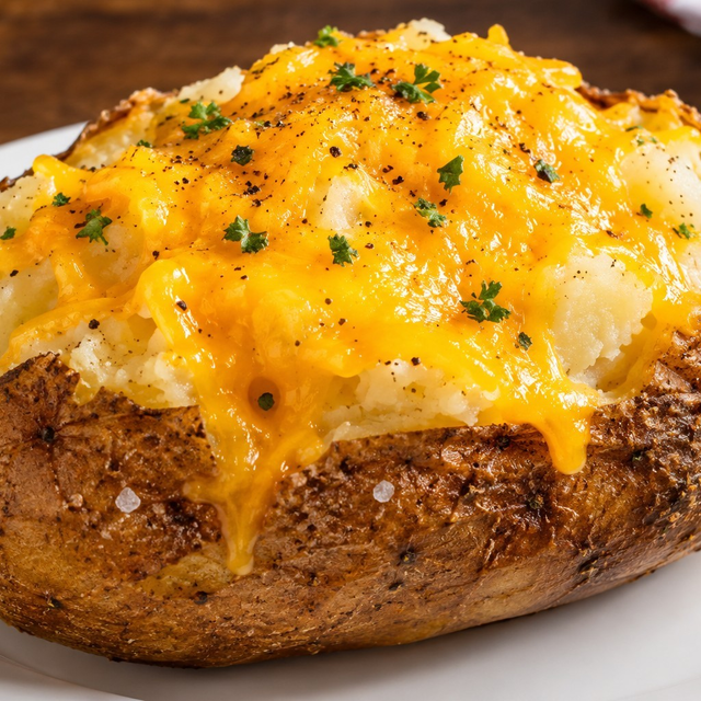 Cheddar cheese potato.