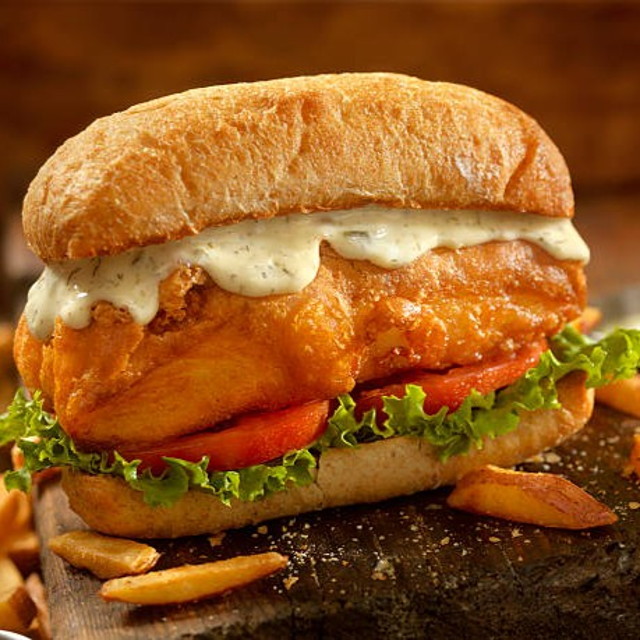 Crispy Fish Sandwich.