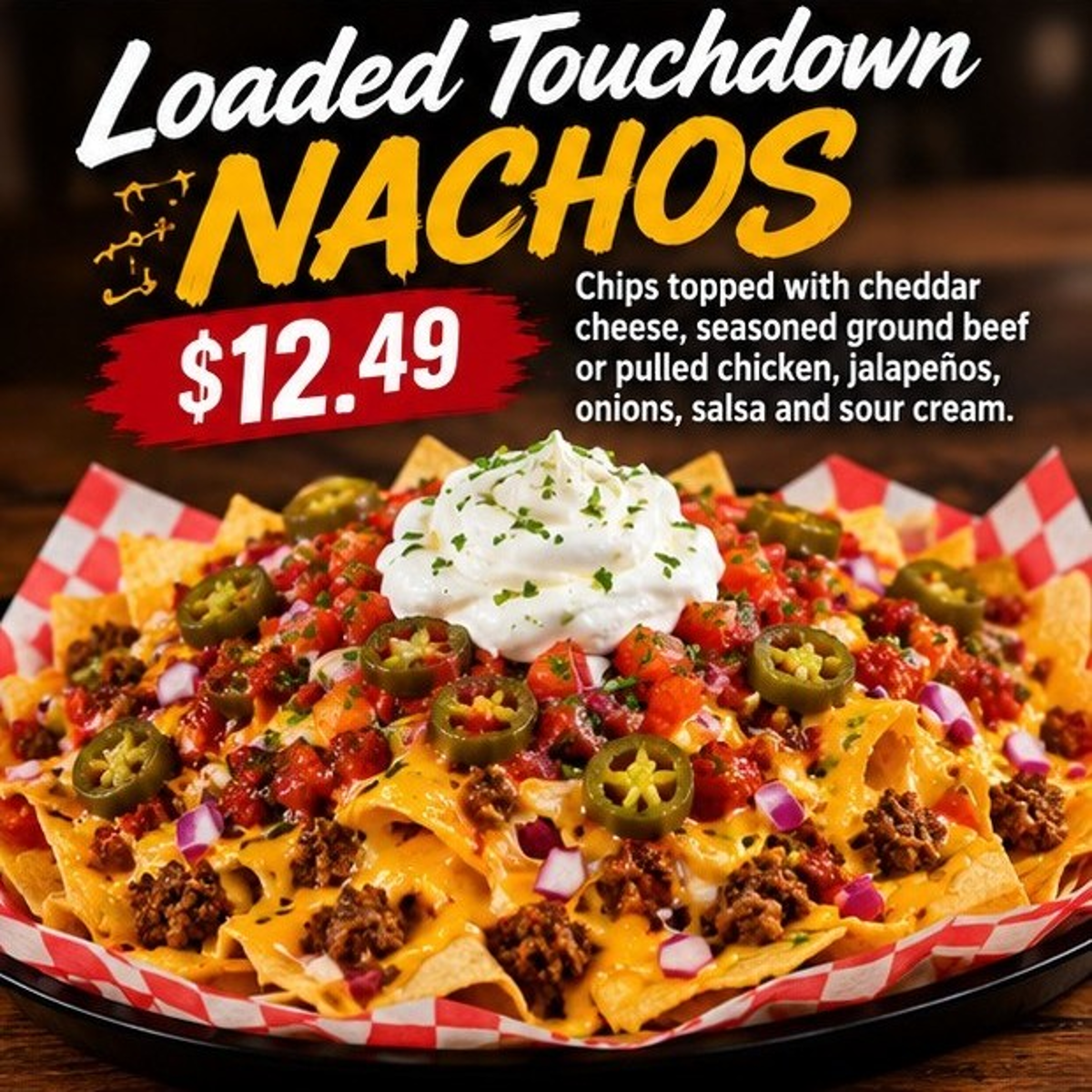 Loaded Touchdown Nachos