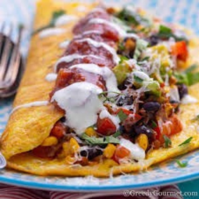 Mexican Omelette.