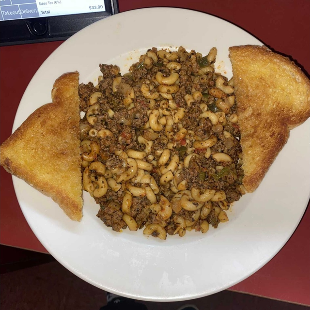 Dinner: Homestyle Beef Goulash.