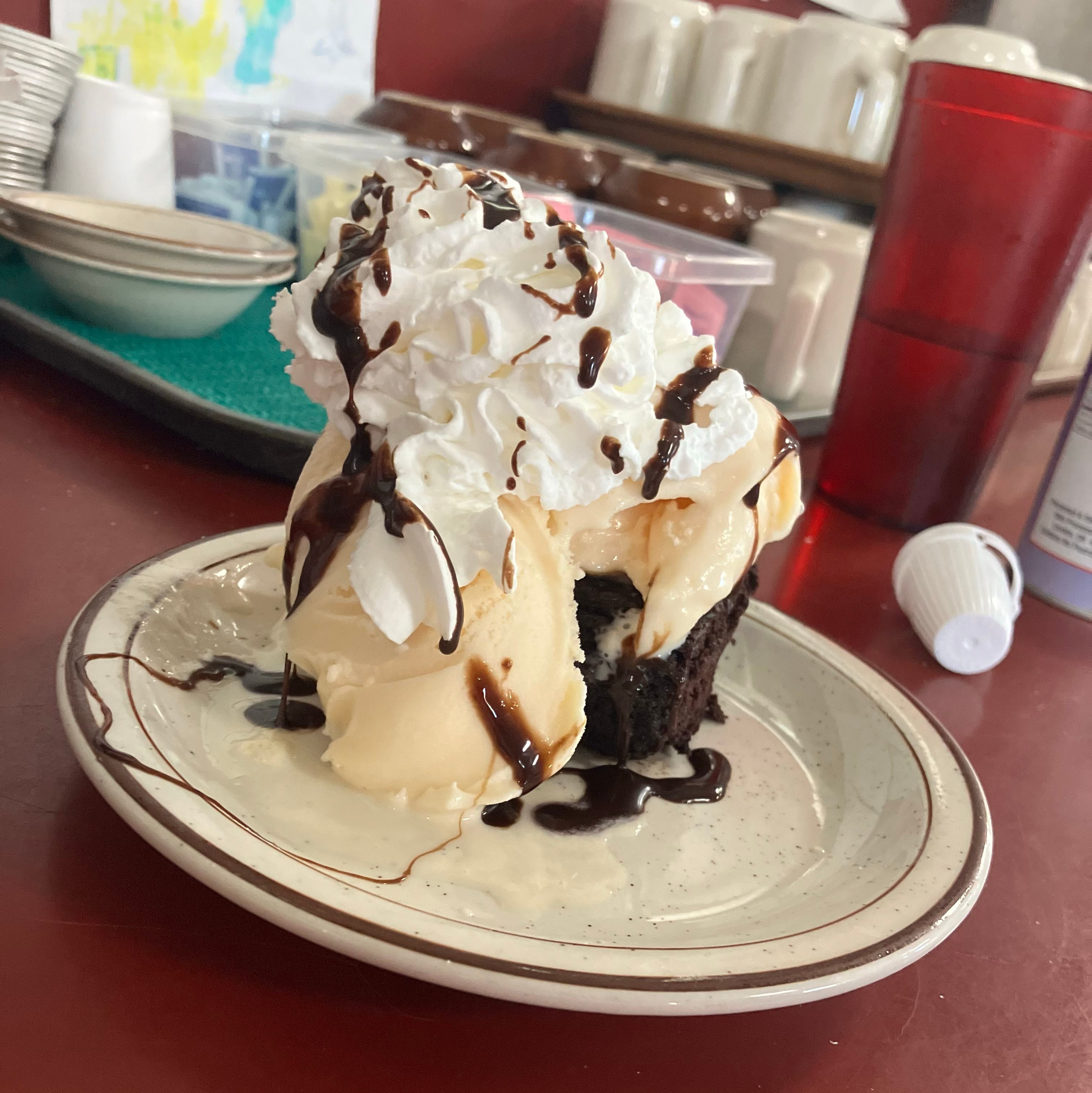 Brownie Sundae.