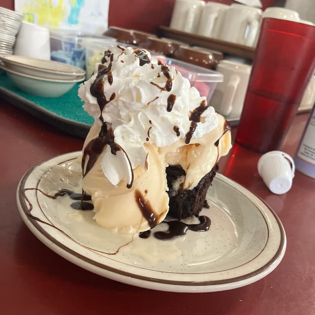 Brownie Sundae.