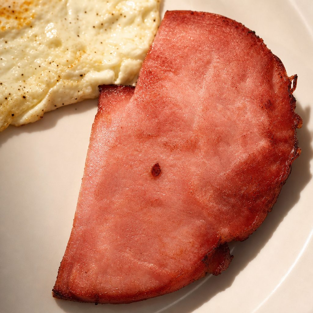 Ham slice.