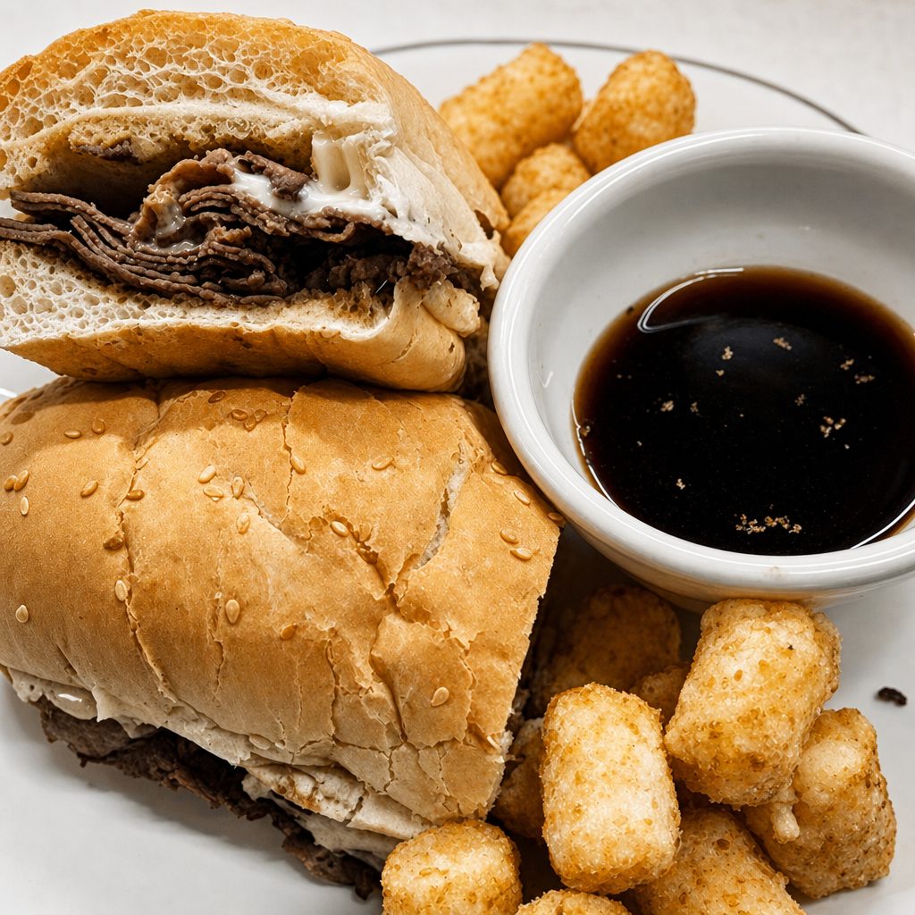 French Dip Sandwich.