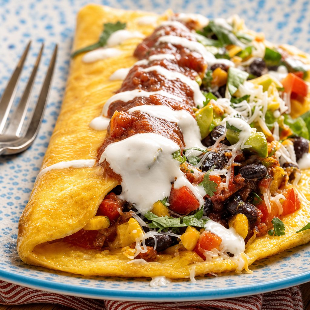 Mexican Omelette.