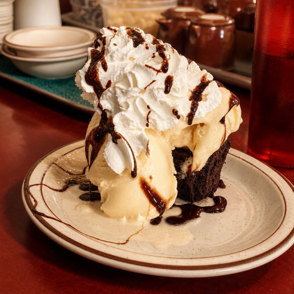 Brownie Sundae.