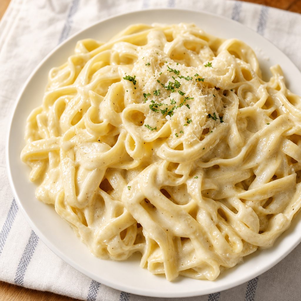 Fettuccine Alfredo (Dinner).