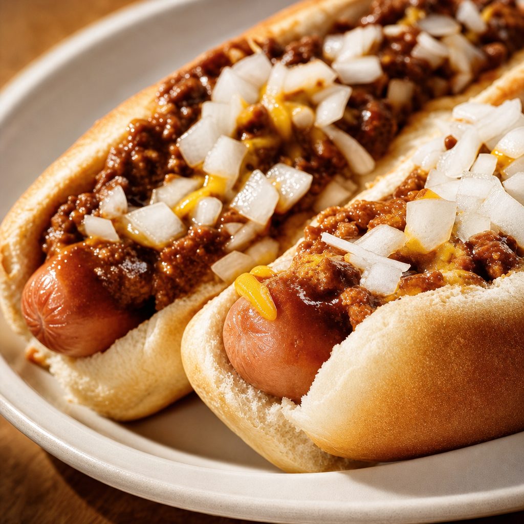 Detroit Chili Style Dog.
