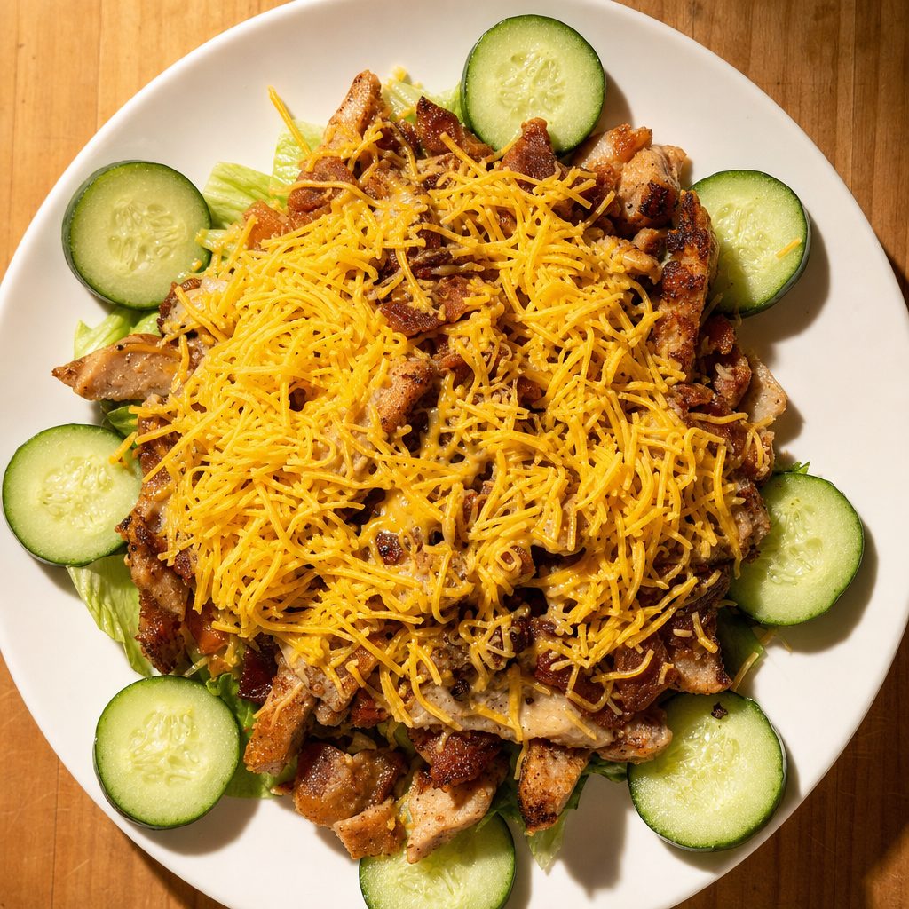 Grilled Chicken Bacon Salad.